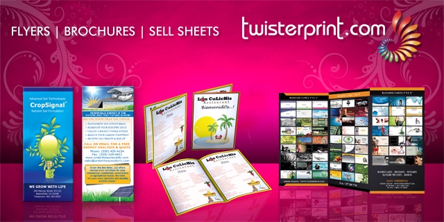 flyers brochures sell sheets twisterprint